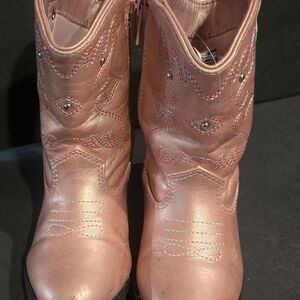 Pink Western Style Kids Boots